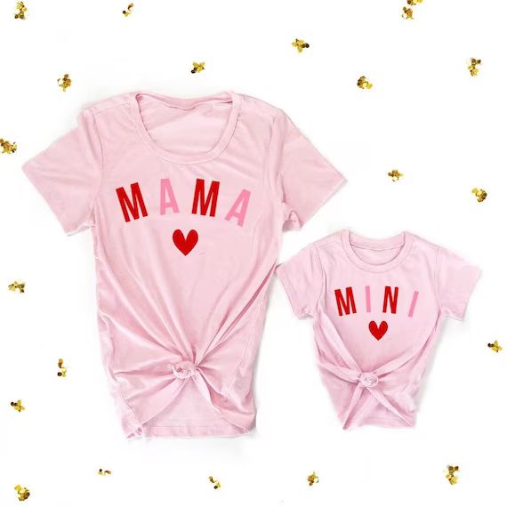 Pinky Mama & mini  mommy and me shirts matching shirts | Etsy | Etsy (US)