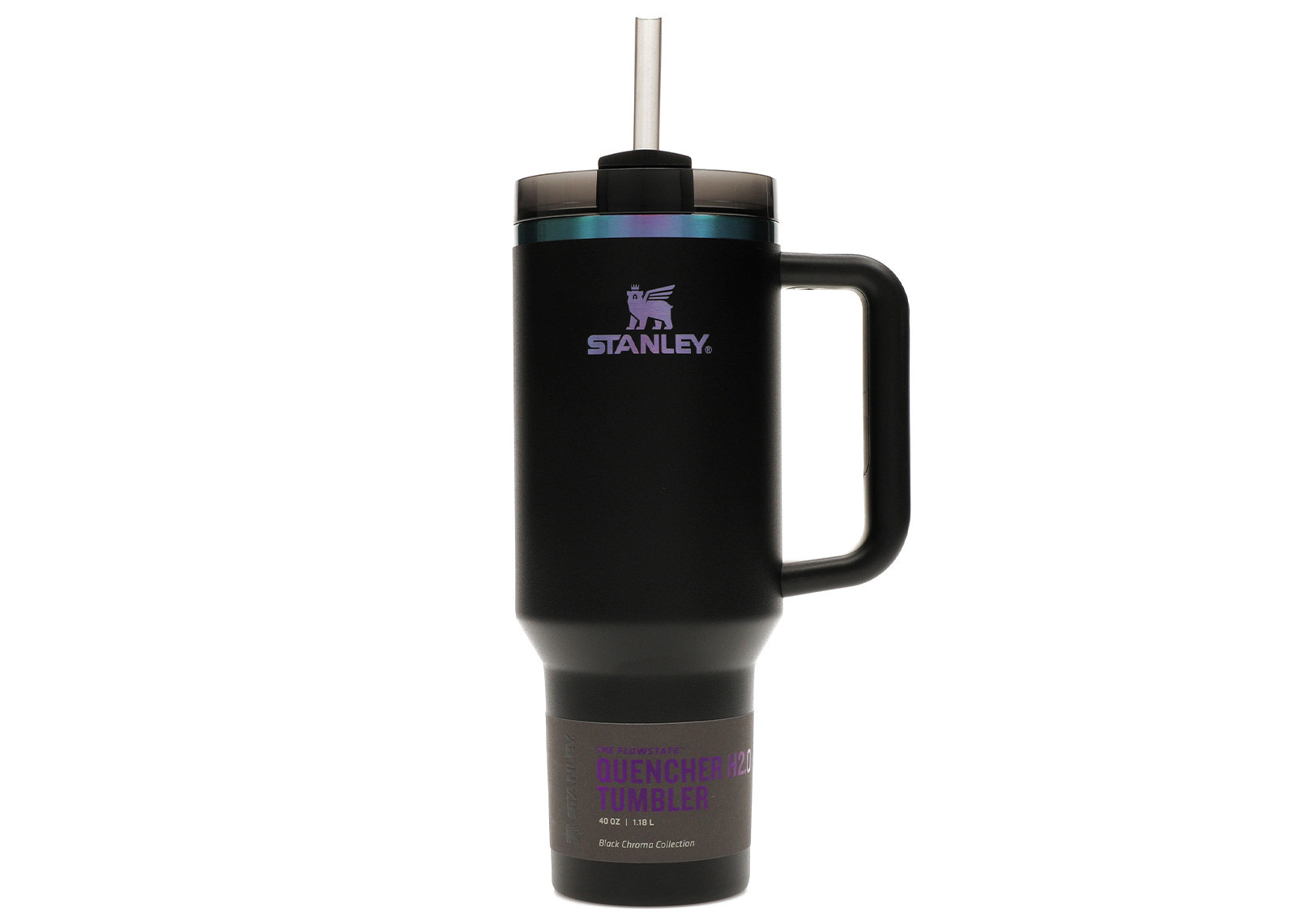 Stanley The Collection Flowstate Quencher 40oz Tumbler in Black Chroma | StockX