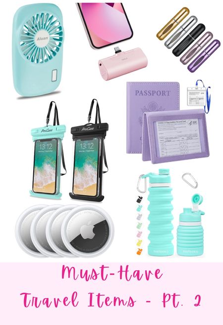 Here’s the rest of my go-to, must-have travel essentials! If you have a trip coming up soon, definitely check these out!! Such affordable prices too!! #travel #travelmusthave #travelaccessories #travelnecessities #ltkfind 

#LTKtravel #LTKunder100 #LTKunder50