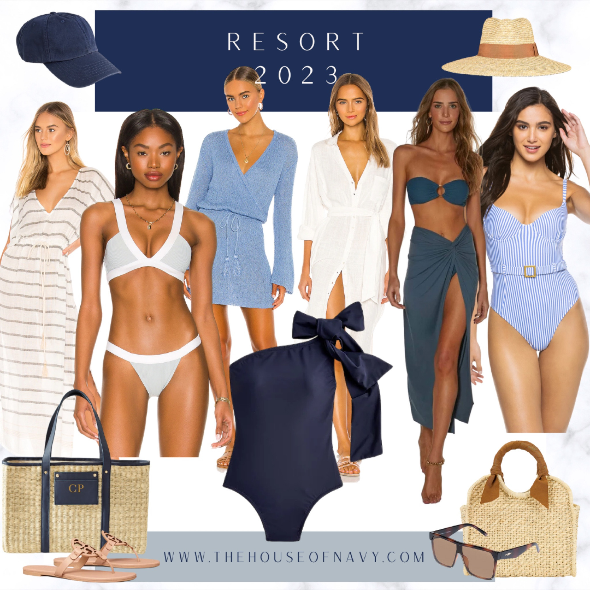 Women’s swim and resort collection. #navyswim 

#LTKSeasonal #LTKitbag #LTKswim