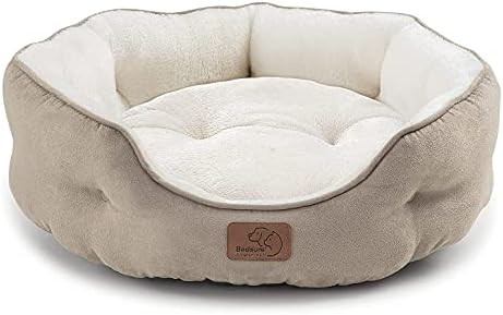 Bedsure Small Dog Bed for Small Dogs Washable - Round Cat Beds for Indoor Cats, Round Pet Bed for... | Amazon (US)