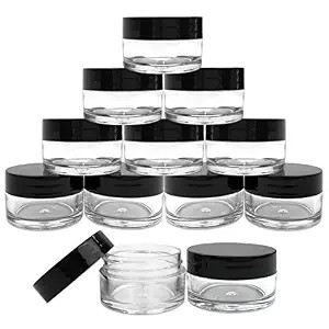 Beauticom 12 Piece 20g/20ml USA Acrylic Round Clear Jars with Lids for Lip Balms, Creams, Make Up... | Amazon (US)
