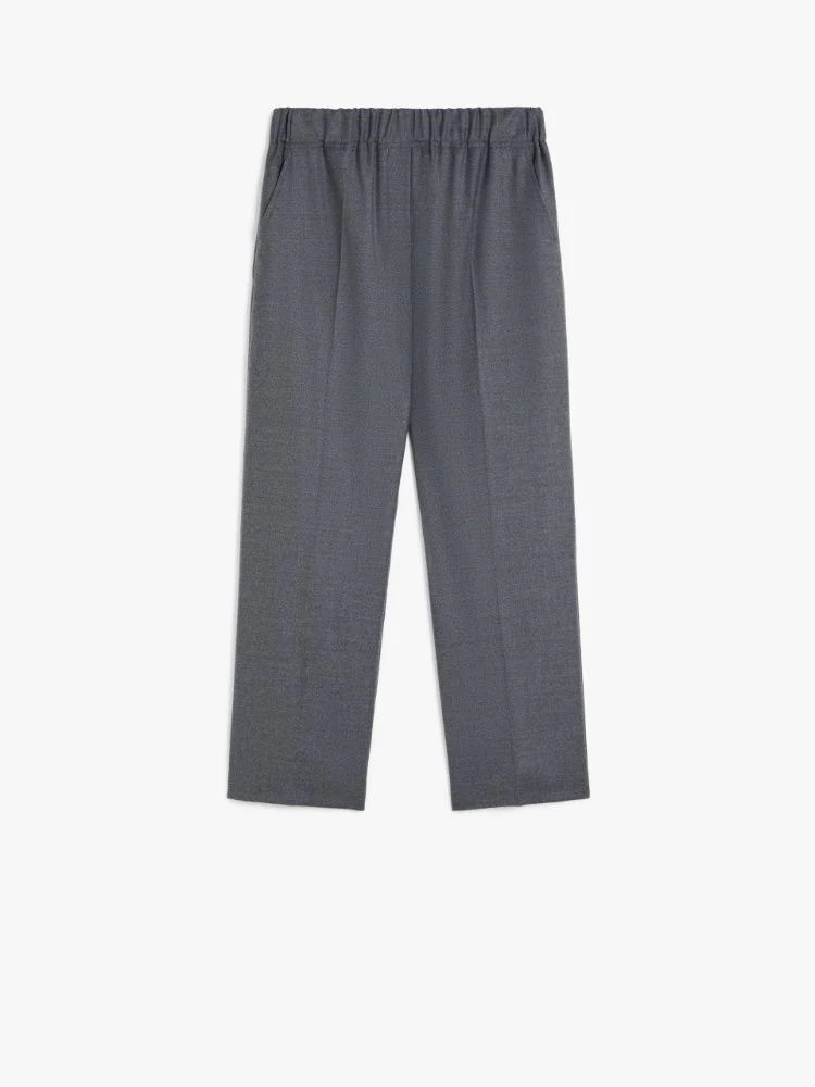 Weekend Max Mara Women's Hateley Long Trouser Grey | Size 40 | 2425136052600003 | LOZURI