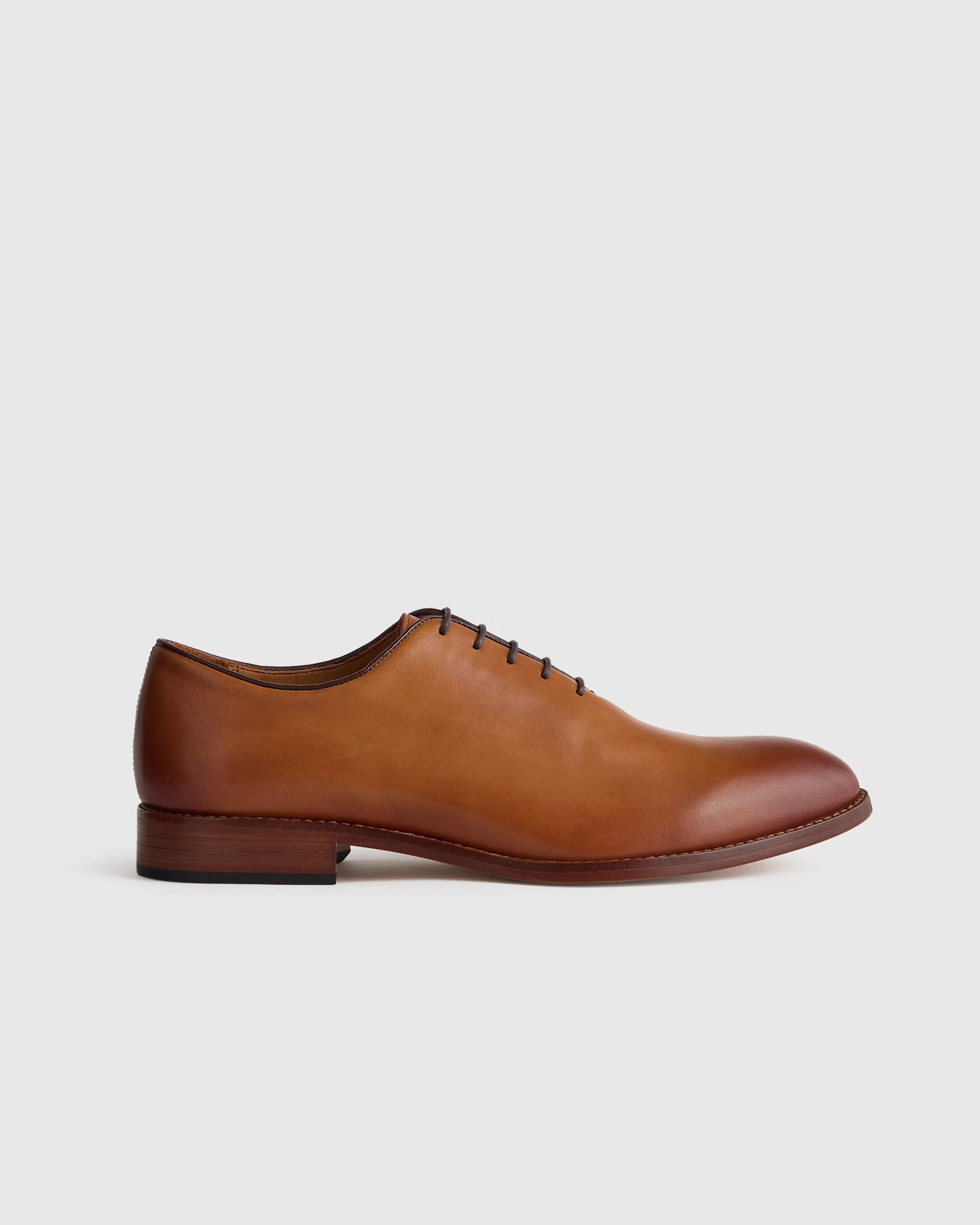 Quince | Men's Calfskin Leather Plain Toe Oxford in Black, Size 10 | Quince