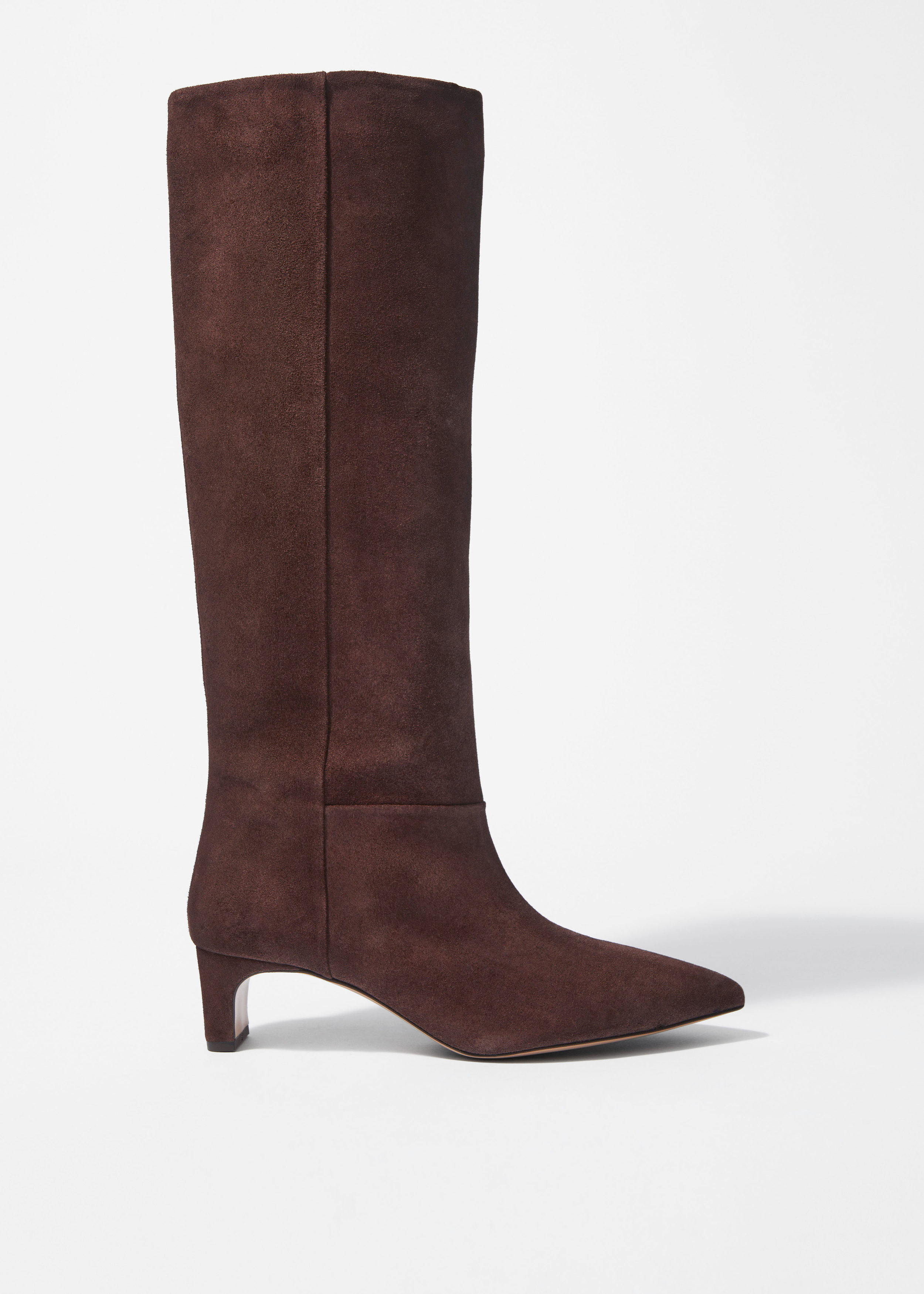 Kniehohe Stiefel mit spitzer Zehenpartie - Braun - & Other Stories DE | & Other Stories EU