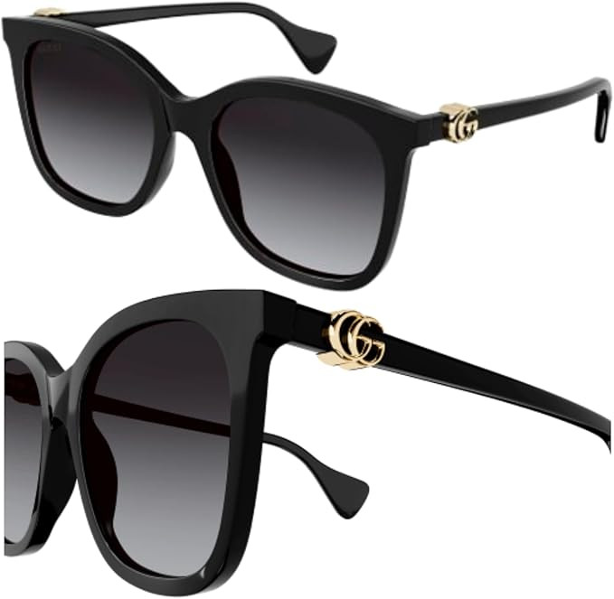 Gucci GG1071S GG Running Logo Soft Cat-Eye Shape Sunglasses Sunglasses with Luxury Eyewear Kit | Amazon (US)