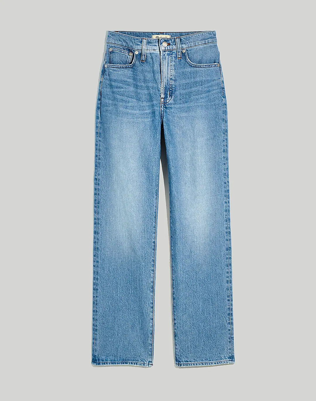 The Perfect Vintage Straight Jean in Ferman Wash | Madewell