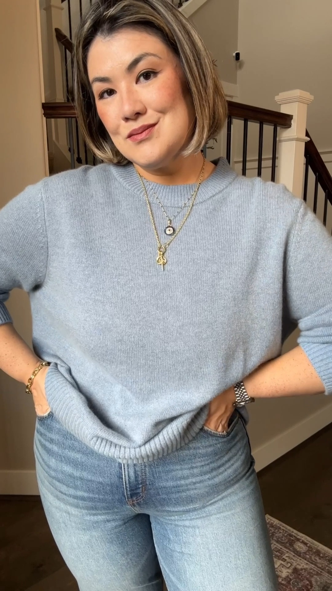 I’ve been a longtime fan of @onequince  cashmere, (once you try it, you get it), and lately I’ve been just as impressed with their silk. Pairing oversized, cashmere with silk skirts or dresses is one of my favorite easy outfit formula— simple, comfortable, and always polished.

Fit notes are listed on each piece.

Mongolian Cashmere Structured Cardigan, Navy
A sized up to an XL this time, but it was slightly two oversized. I own this in a size large, but in a different color and it fits perfectly.

Mongolian Cashmere Oversized Crewneck Sweater, Faded Denim
I sized up to an XL this time, but it was slightly too oversized. I own this in a size large, but in a different color and it fits perfectly.

100% Washable Silk Maxi Skirt, Navy
I’m wearing this in a large. The fit is true to size.

100% Washable Stretch Silk Tank Midi Dress, Navy
I’m wearing this in a large. The fit is true to size.

Featherless Quilted Long Puffer Jacket, Admiral
I sized up to an XL because I wanted to make sure I had plenty of room to layer. The fit in the shoulders is roomy (perfect for sweaters) and slightly tapered in the hips. I’m glad I sized up!

#quincepartner

#LTKootd #LTKMidsize #LTKOver40