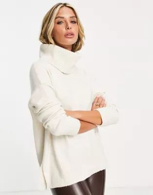 Vero Moda roll neck jumper in cream | ASOS (Global)