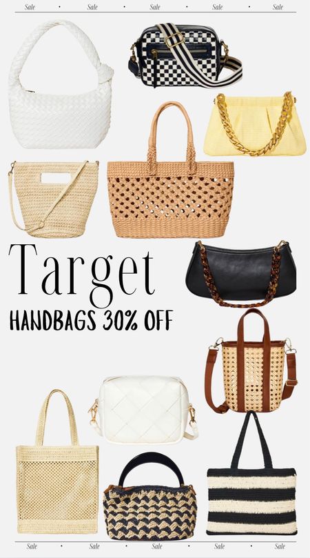 Target handbags 30% ofd

#LTKStyleTip #LTKSaleAlert #LTKItBag