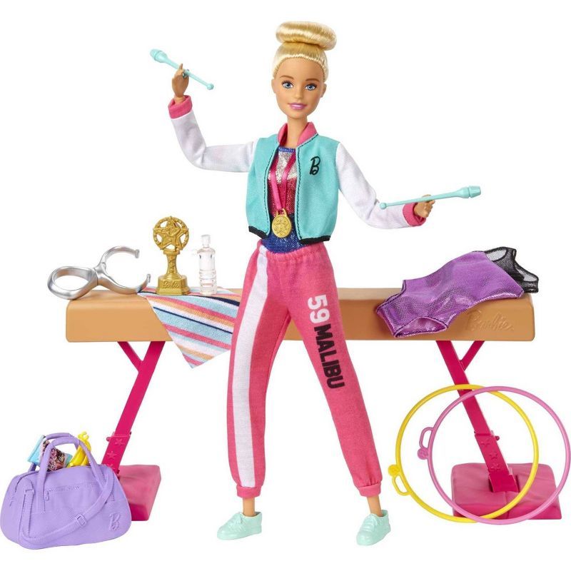 Barbie You Can Be Anything Gymnast Doll Playset | Target