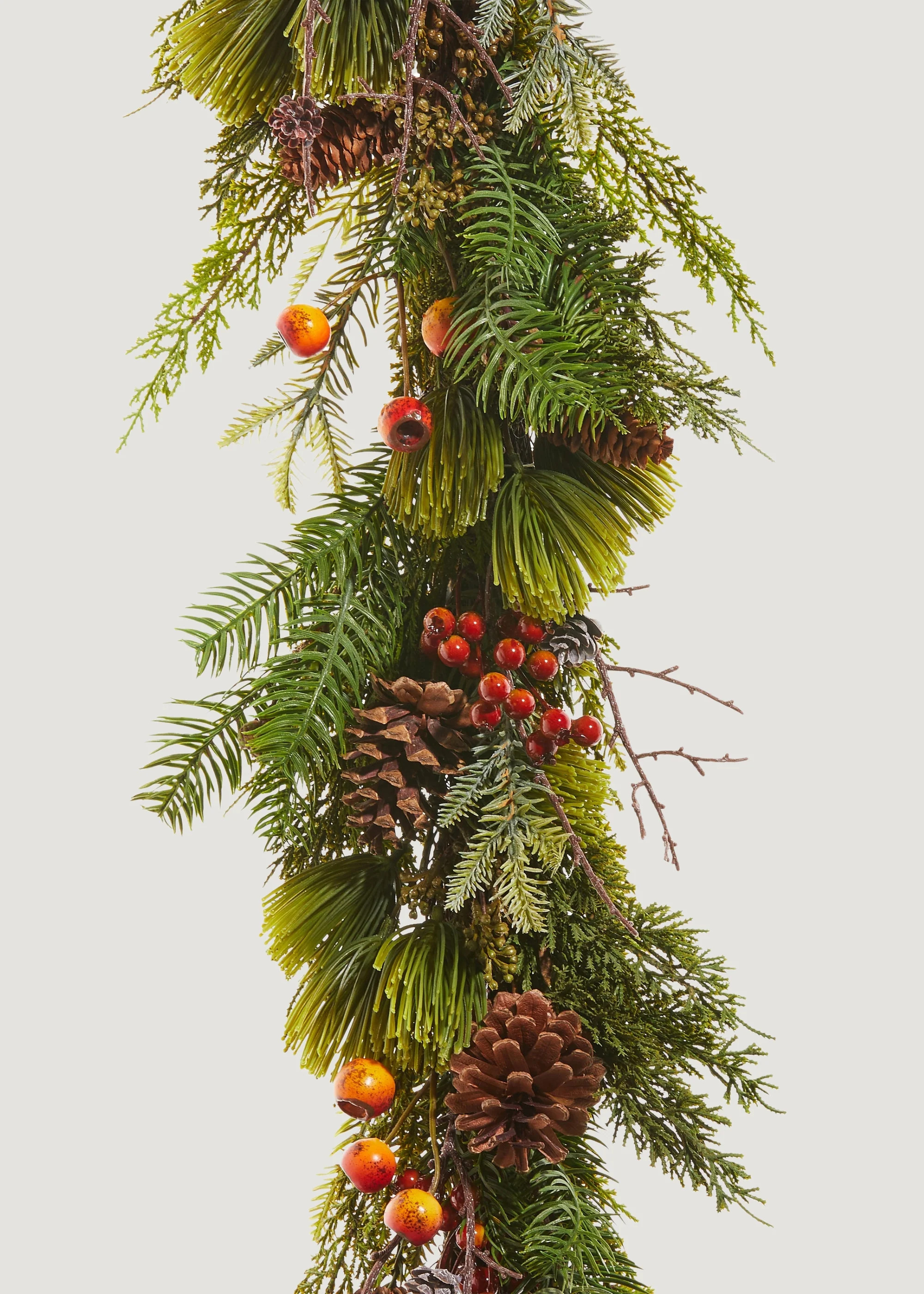 Fake Pine and Berry Garland | Artificial Christmas Garlands | Afloral | Afloral