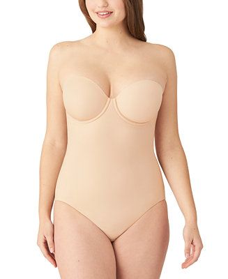 Wacoal Red Carpet Strapless Shaping Bodybriefer 801219 - Macy's | Macy's