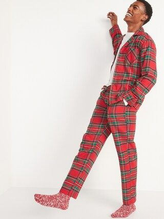 Matching Plaid Flannel Pajama Set for Men | Old Navy (US)