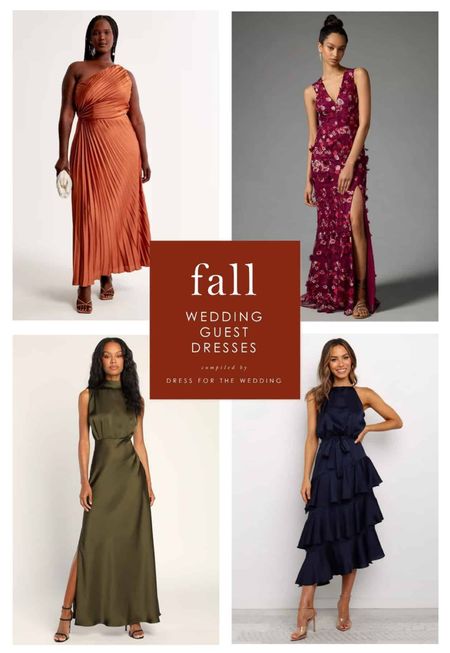 Our favorite fall wedding guest dresses. What to wear to September, October and November. Cocktail dresses, maxi dresses, and semi formal dresses to wear to special occasions. Abercrombie, Lulus, Petal + Pup, Nordstrom and more.   #Weddingguestdresses #wedding #ootd #springdress #summerdress #bridesmaiddress #weddingguestdress #outdoorwedding #dress #dresses #affordablestyle #rehearsaldinnerdress #cocktaildress #maxidress #mididress #ootd #familyphotooutfit 

#LTKSeasonal #LTKmidsize #LTKwedding