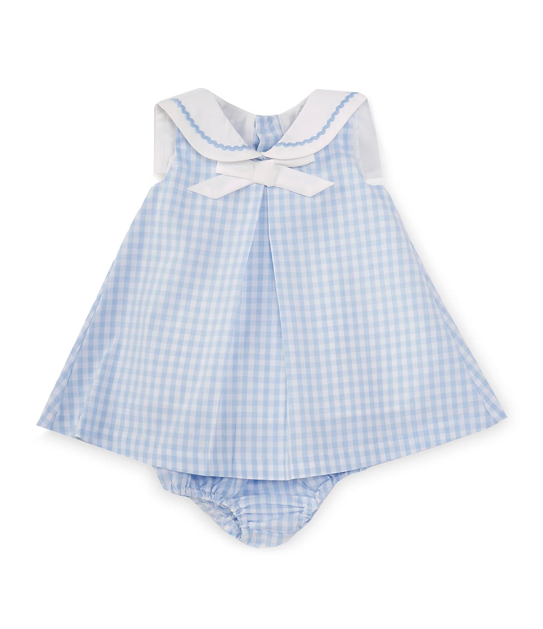 x The Broke Brooke Baby Girls 3-24 Months Annabelle Woven Gingham Sailor Dress | Dillard's