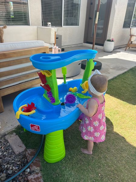 Her favorite outdoor splash pad table!!!! Keeps her so entertained & under $75 🥰

#LTKunder100 #LTKbaby