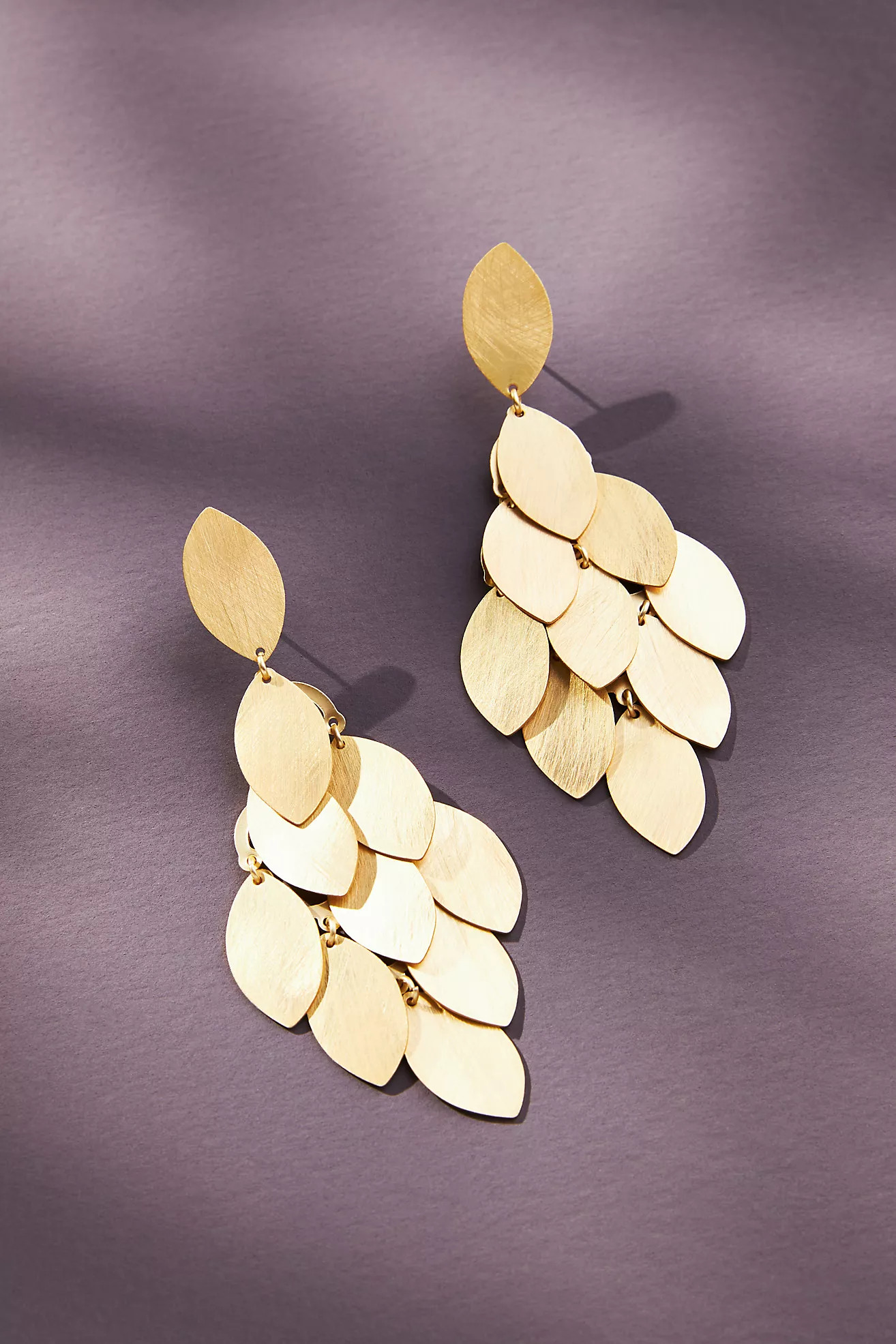Cascading Petals Drop Earrings | Anthropologie (US)