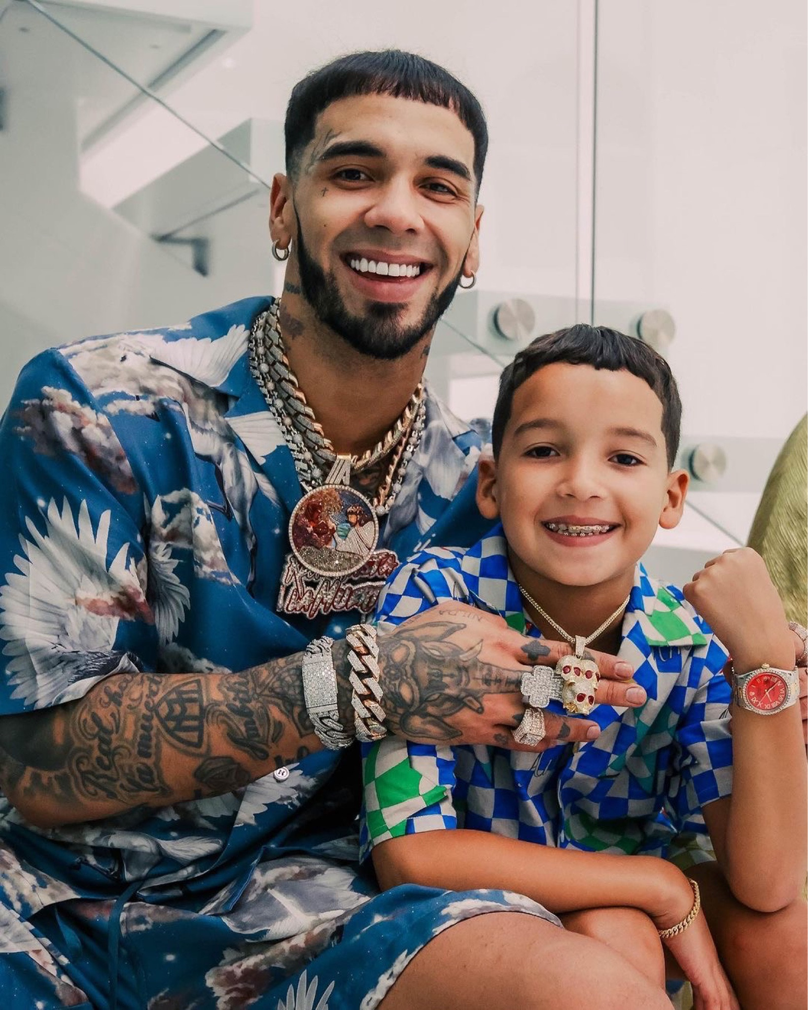 Anuel AA and his kid are wearing AMIRI! Similar boys and men’s shirts are linked at lower price points. 

#LTKkids #LTKFind #LTKstyletip