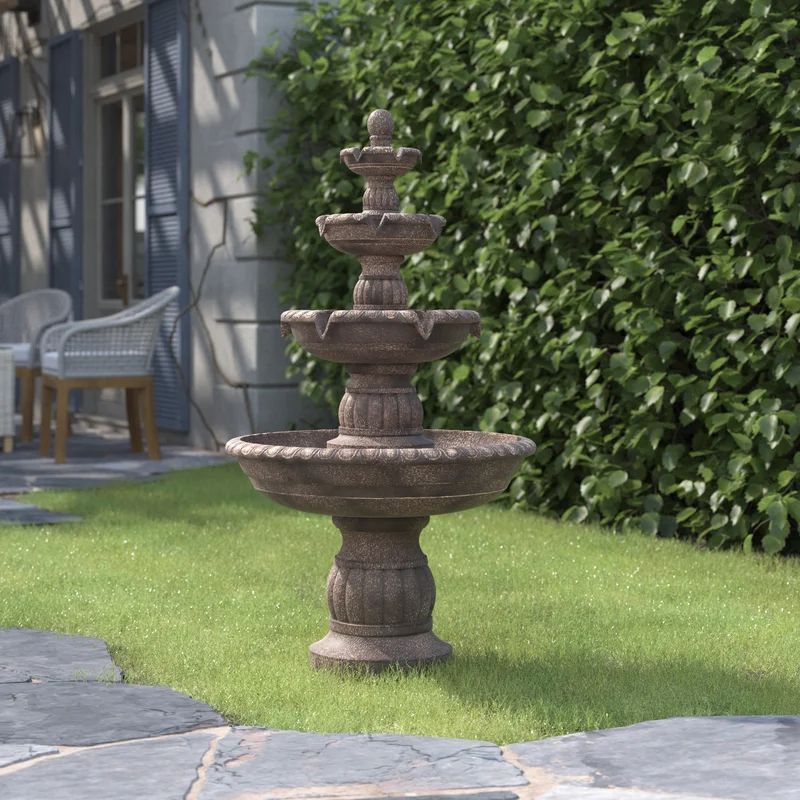 Andrina Fiberglass Outdoor Water Fountain | Wayfair North America