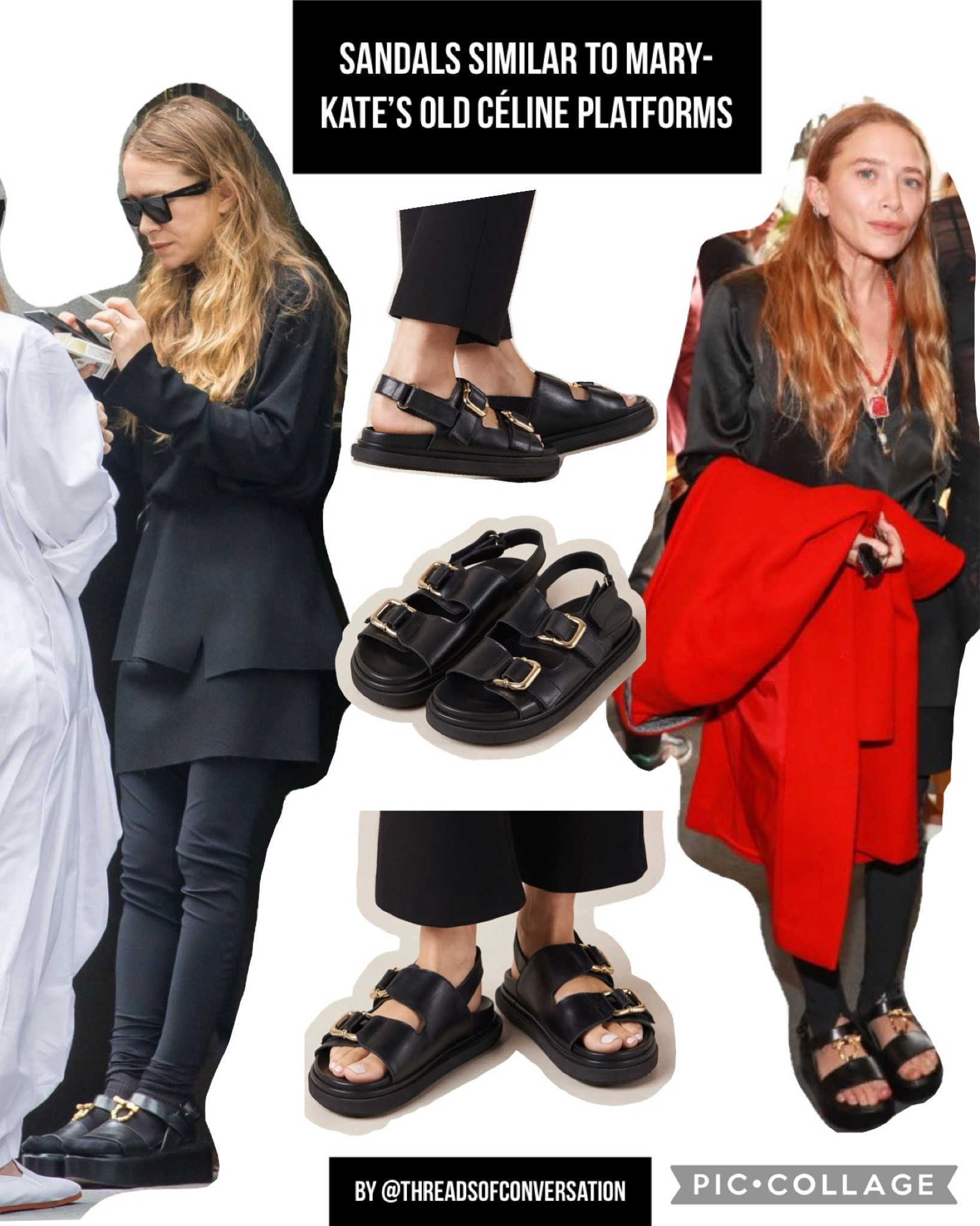 I know these are different and in no way are meant to be an exact replica of Mary-Kate’s sandals. However, I was browsing Alohas website & when I came across this sandal I immediately thought of Mary-Kate’s. Different sandals, similar vibe, and currently on sale. Link in bio to check them out! 

#LTKsalealert #LTKshoecrush #LTKSeasonal