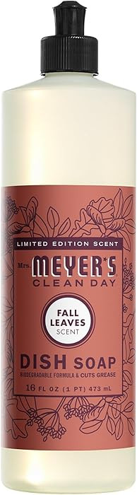 Mrs. MEYER'S Clean Day Dish Soap, Fall Leaves Scent, 16 fl oz (1) | Amazon (US)