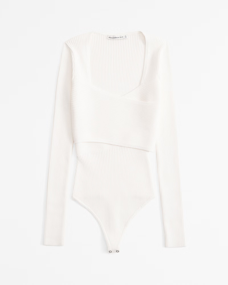 Women's LuxeLoft Wrap Bodysuit | Women's Tops | Abercrombie.com | Abercrombie & Fitch (US)