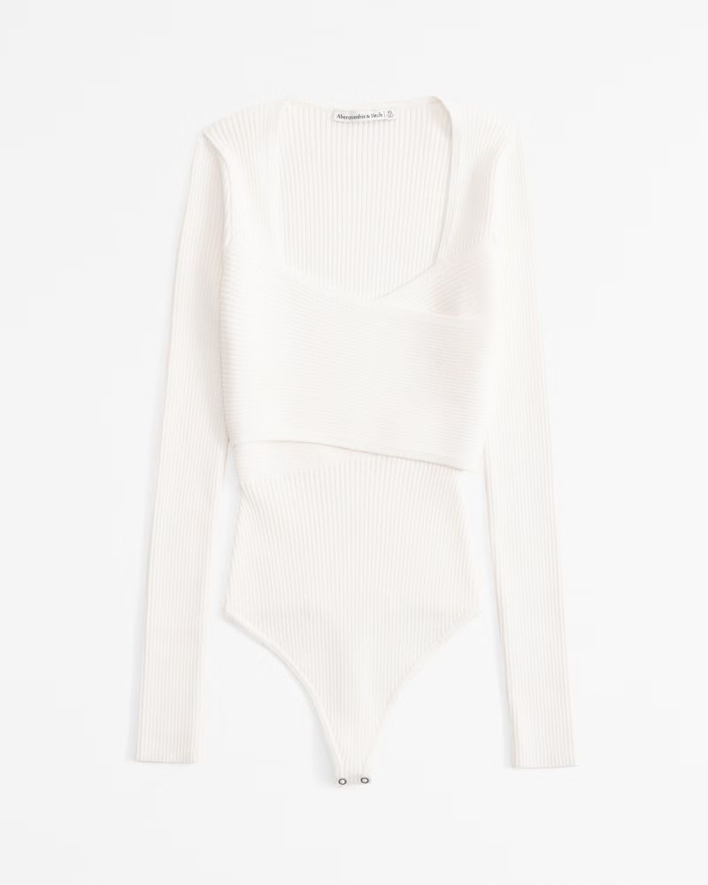 LuxeLoft Wrap Bodysuit | Abercrombie & Fitch (UK)