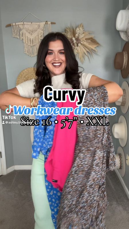 Sharing 3 affordable workwear dresses from Amazon ☀️🌸🩷 These options are modest, comfortable + cute enough that you’ll want to wear them on the weekend too! 🙌🏼 Wearing a size XXL in each
#workwear

#LTKplussize #LTKVideo #LTKworkwear