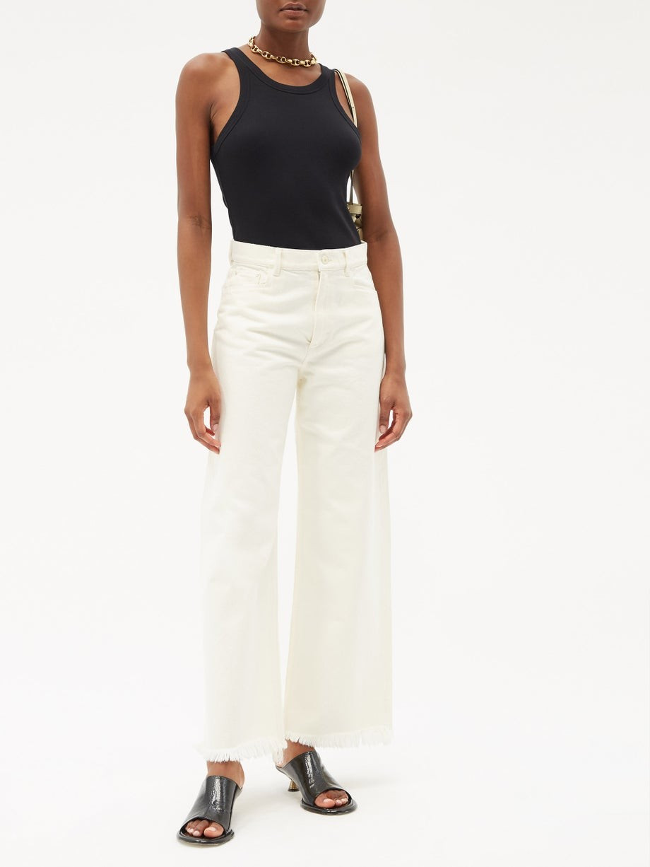 Magnolia high-rise organic-cotton wide-leg jeans | Wandler | Matches (US)