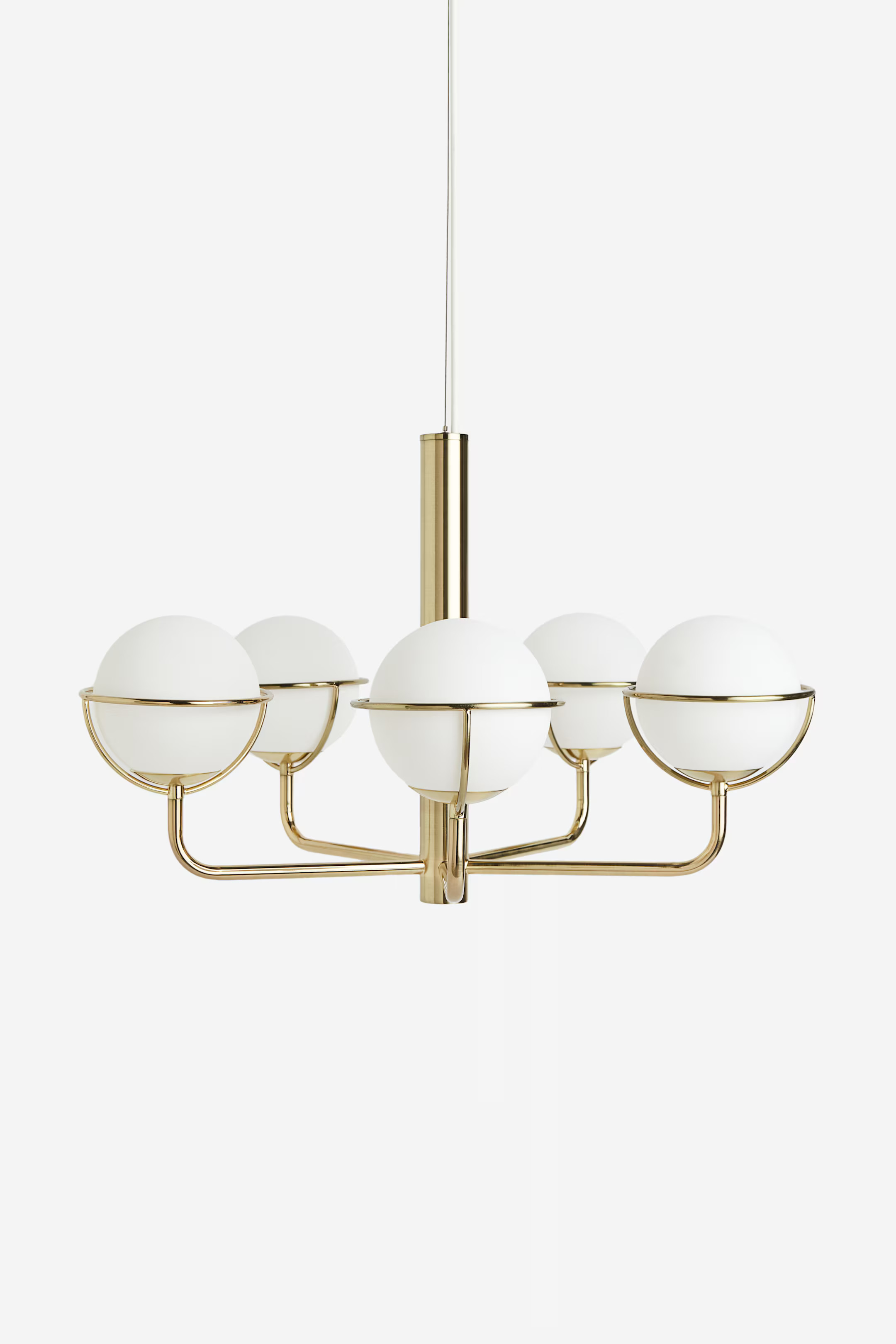 Five-arm Chandelier - Gold-colored - Home All | H&M US | H&M (US + CA)
