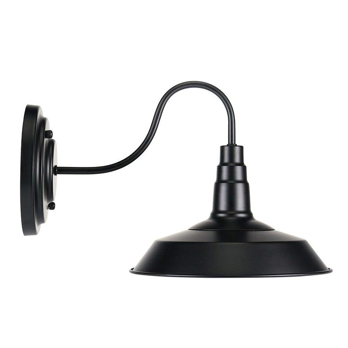 Black Wall Sconce Lighting Gooseneck Barn Lights Industrial Vintage Farmhouse Wall Lamp | Walmart (US)