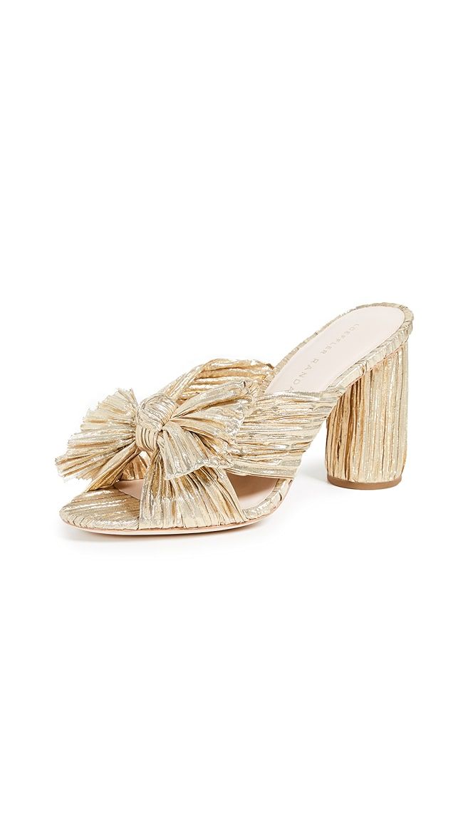 Penny Pleated Bow Sandals | Shopbop