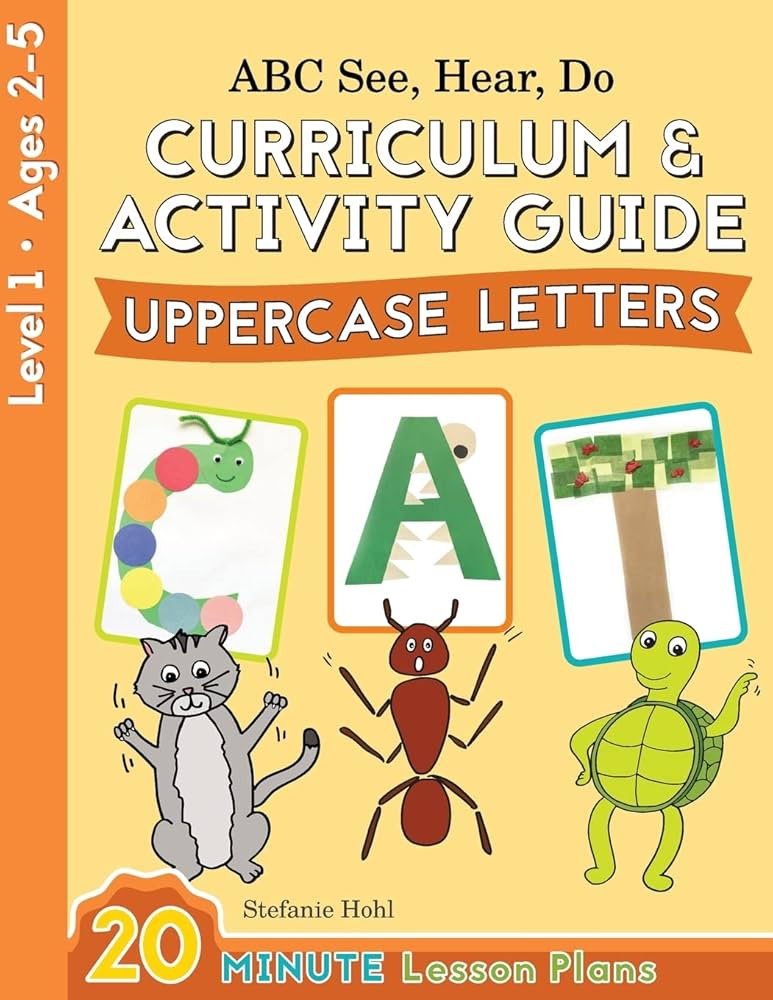 ABC See, Hear, Do Level 1: Curriculum & Activity Guide, Uppercase Letters | Amazon (US)