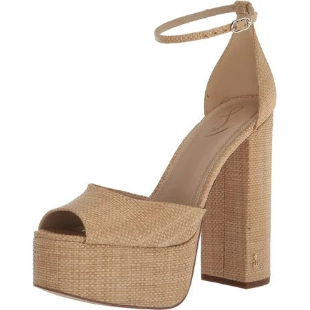 Sam Edelman Women s Kori Platform Bleached Beechwood Sandal 9.5M | Walmart (US)