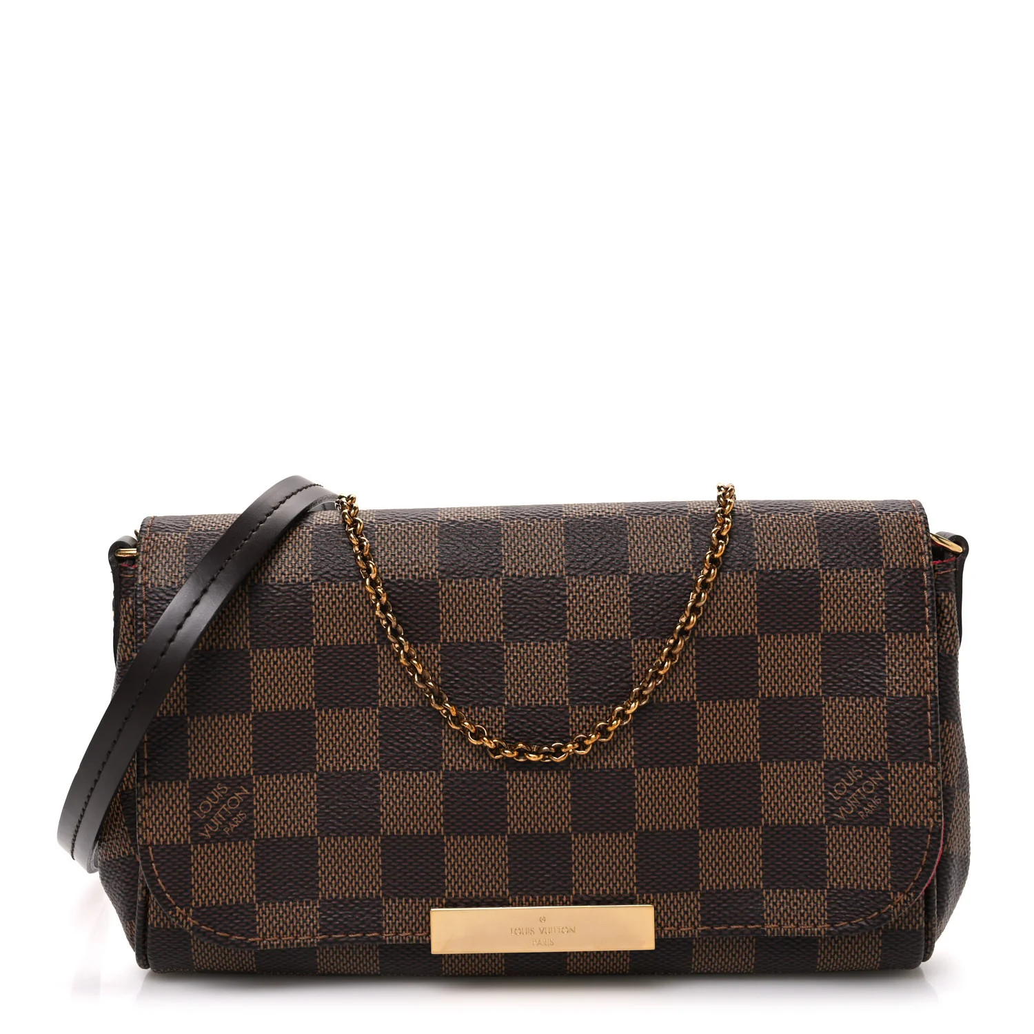 Damier Ebene Favorite PM | FASHIONPHILE (US)