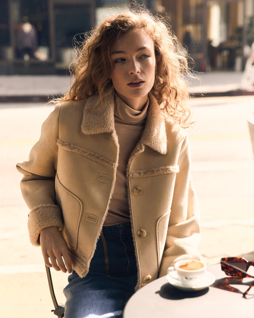 Astra Shearling Jacket | LE JEAN