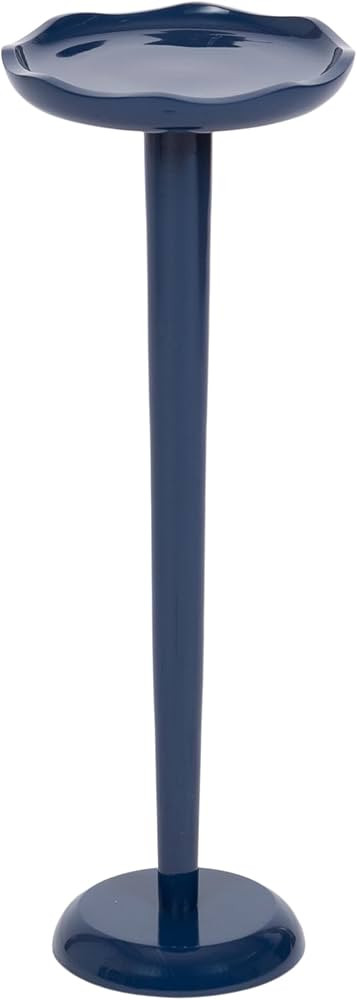Kate and Laurel Alessia Modern Decorative Round Drink Table, 8 x 8 x 22, Navy Blue, Transitional ... | Amazon (US)