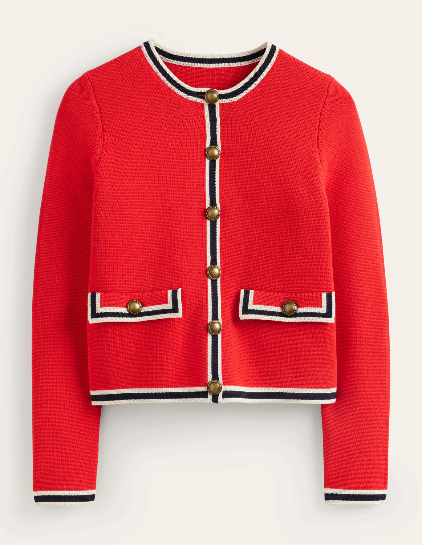 Holly Cropped Knitted Jacket | Boden (US)