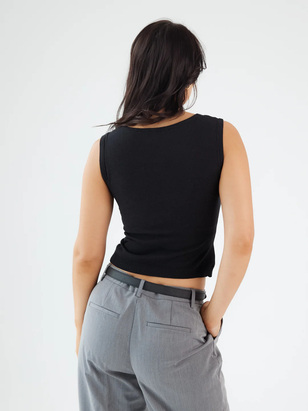 Knit Square Neck Brami | Klassy