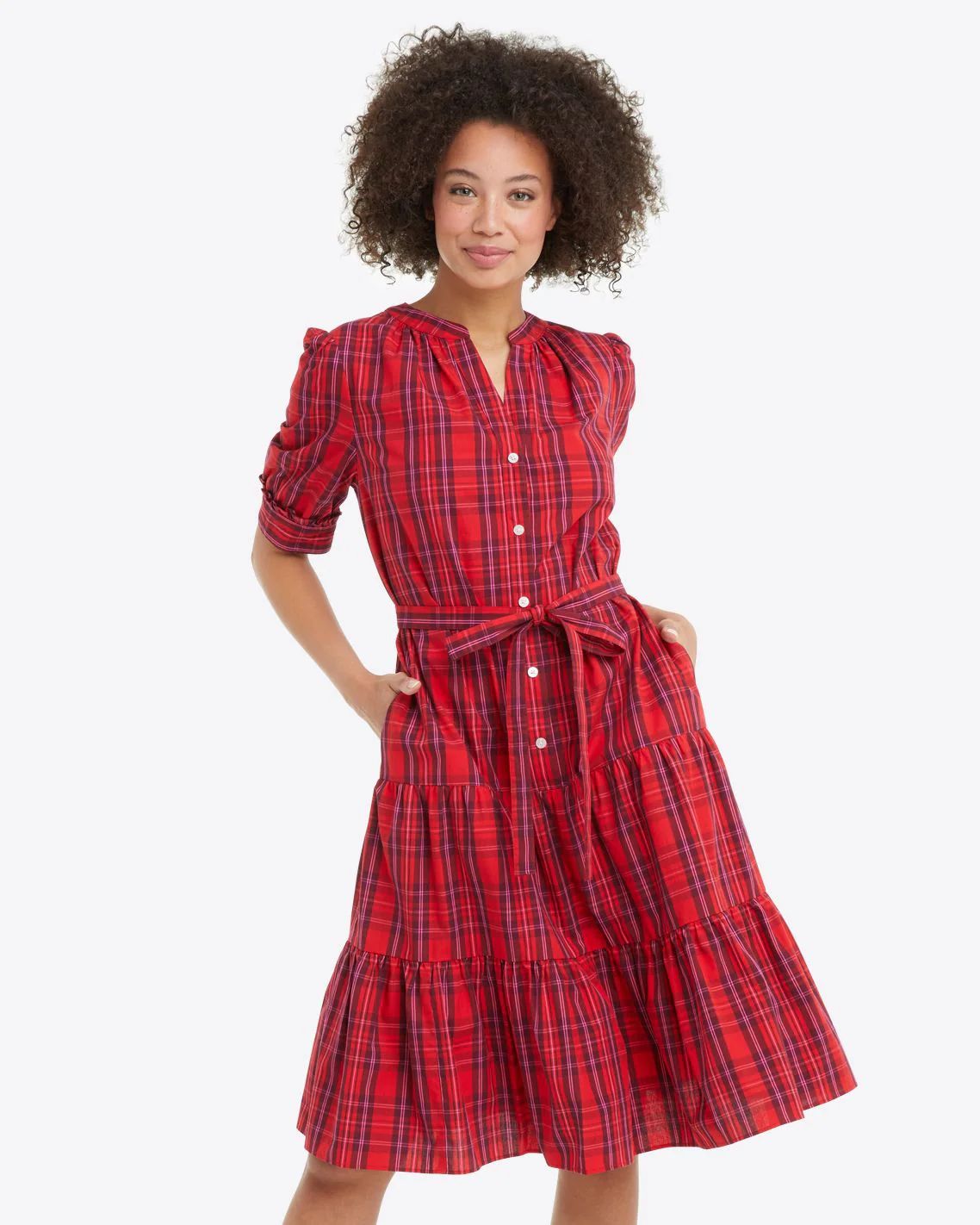 Loretta Shirtdress in Elle Plaid | Draper James (US)