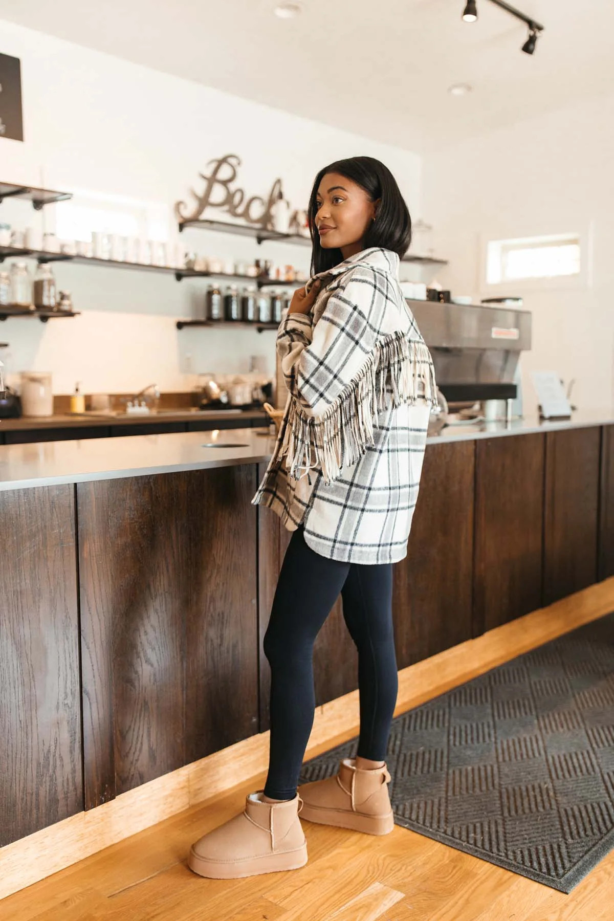 Fringe Plaid Jacket | The Post