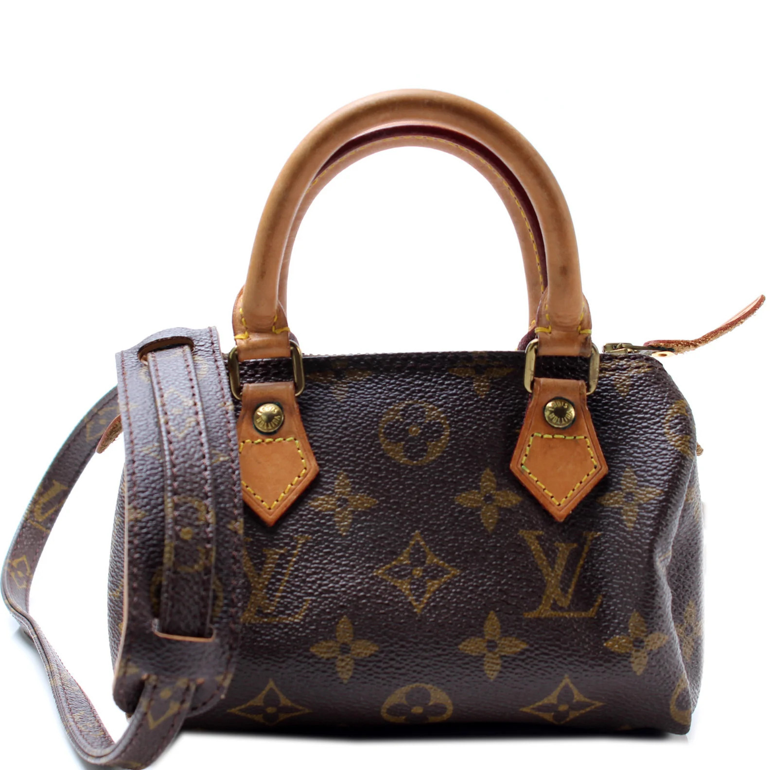 Speedy Mini HL & Strap Monogram | Keeks Designer Handbags