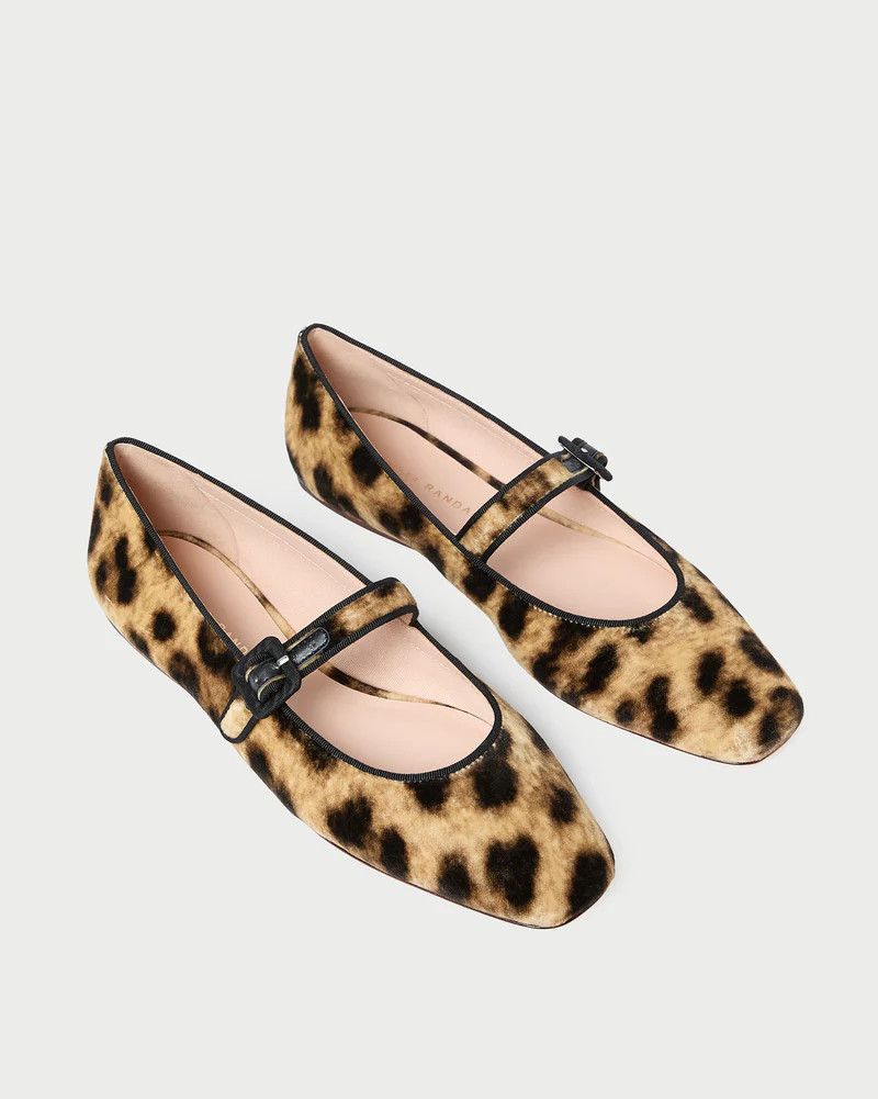 Ginger Leopard Velvet Mary Jane | Loeffler Randall