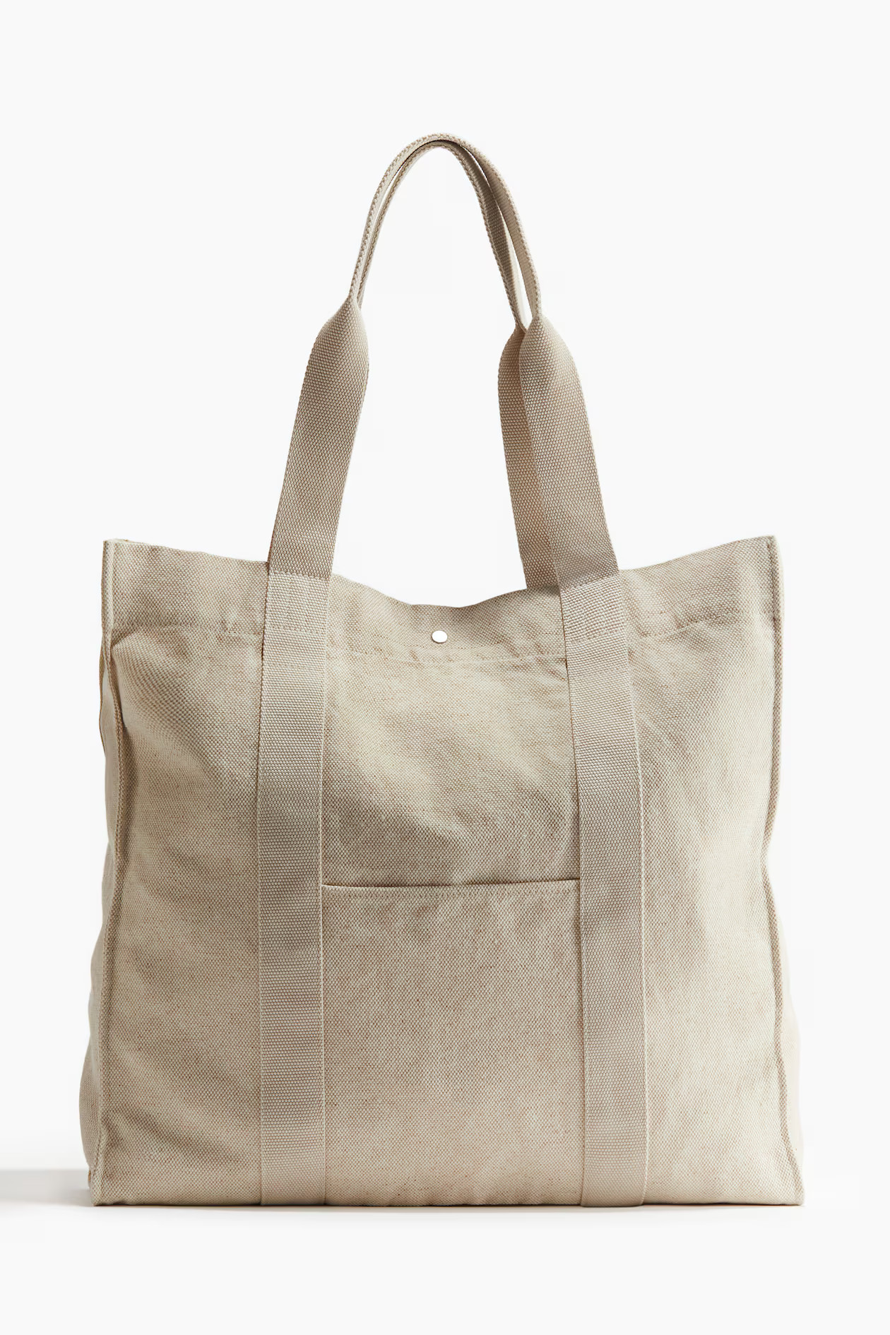 Canvas Shopper - Natural white - Men | H&M AU | H&M (AU)
