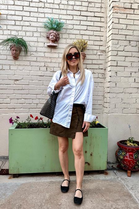 How to style a white button down top
Skirt
Amazon skirt

Vacation outfit
Date night outfit
Spring outfit
#Itkseasonal
#Itkover40
#Itku

#LTKfindsunder50 #LTKitbag #LTKshoecrush
