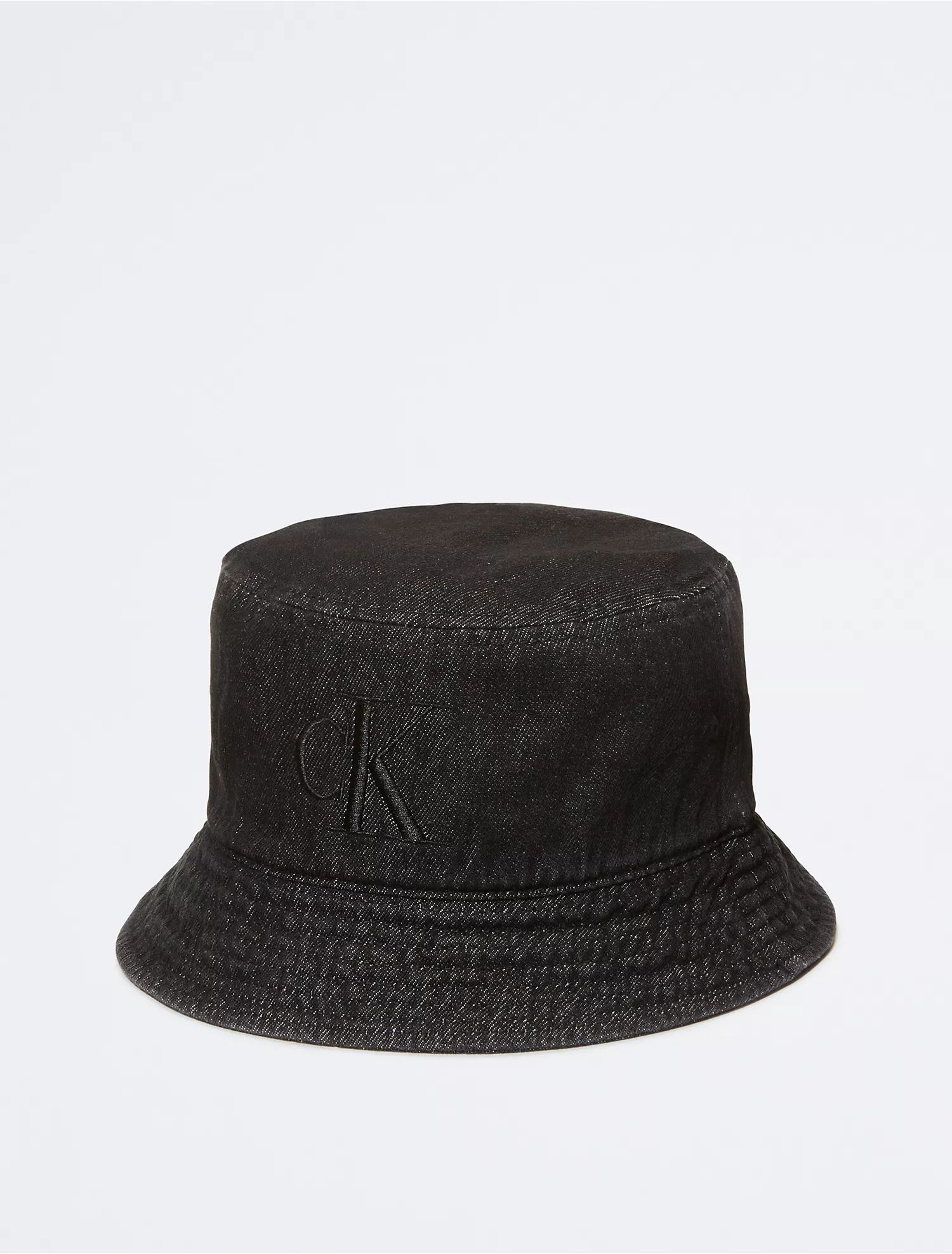 Washed Denim Embroidered Logo Bucket Hat | Calvin Klein | Calvin Klein (US)
