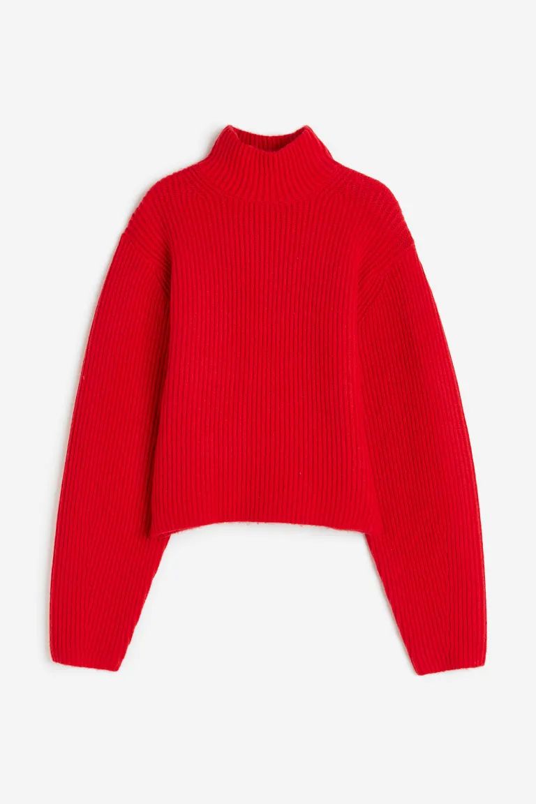 Rib-knit turtleneck jumper | H&M (UK, MY, IN, SG, PH, TW, HK)