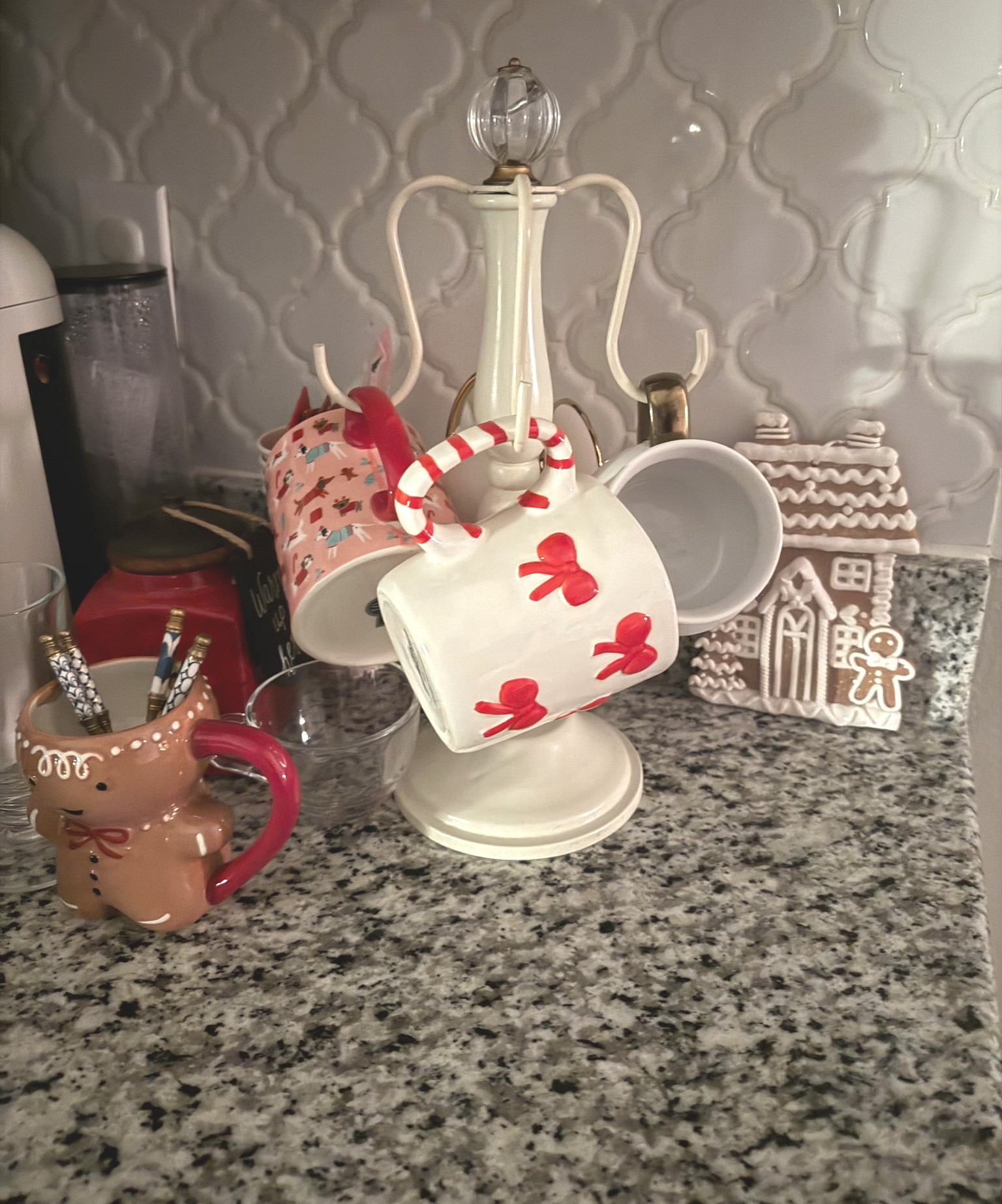 Gingerbread decor gingerbread houses Christmas coffee mugs Holiday Coffee bar 

#LTKHoliday #LTKHome #LTKSaleAlert