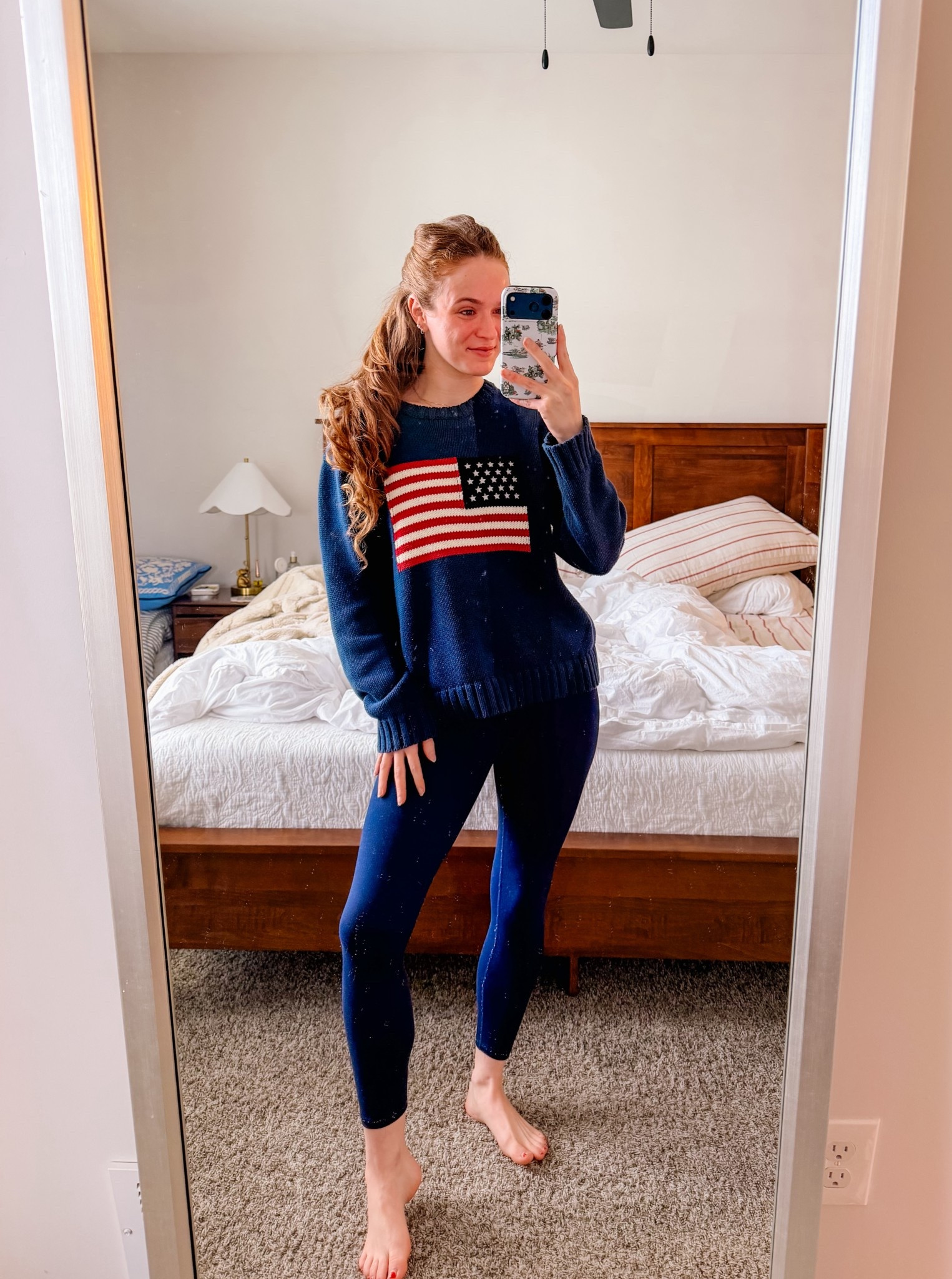 The flag sweater made one more quick return for the Olympics closing ceremonies!!! 🇺🇸🤍

#LTKActive #LTKootd